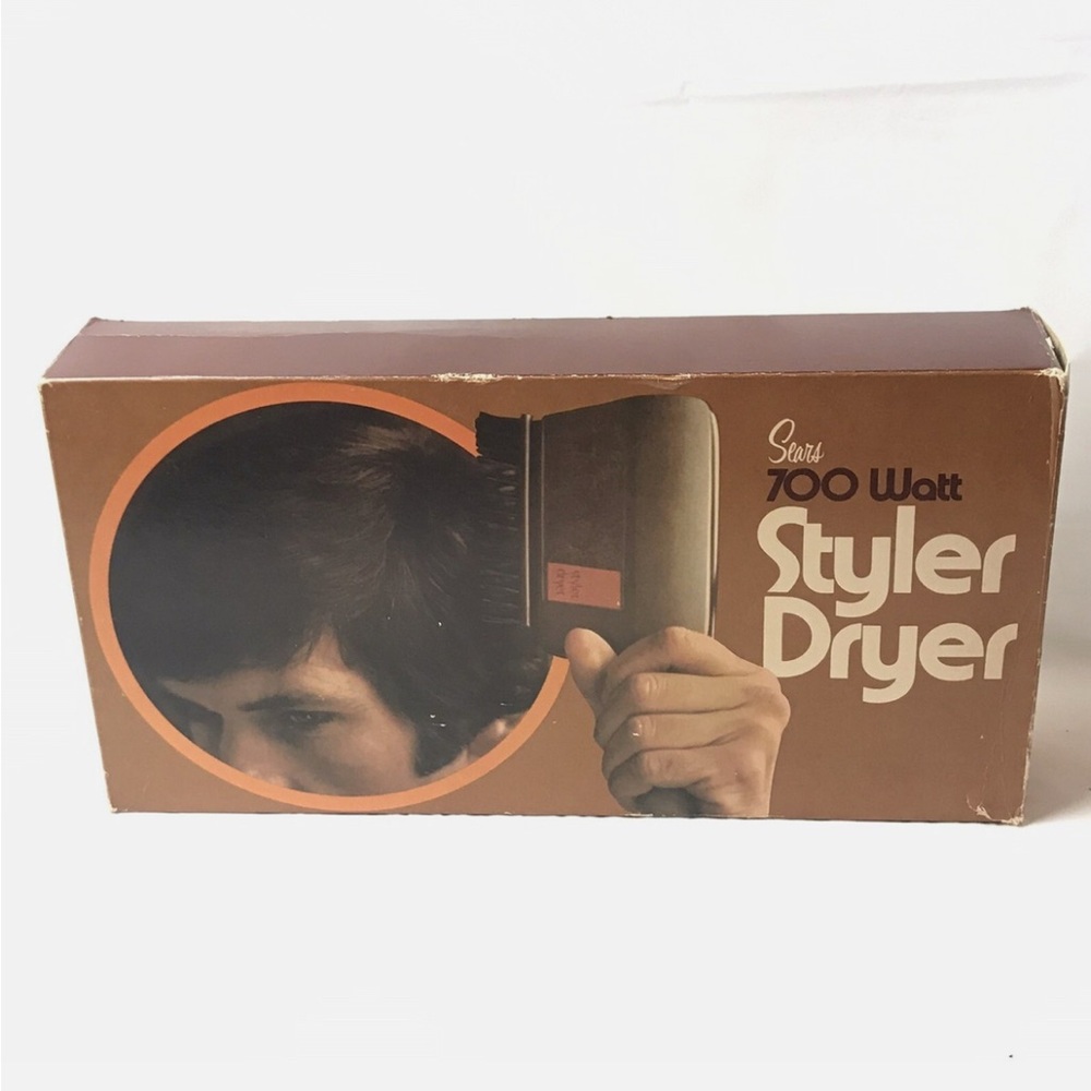 Vintage Sears 700 Watt Hair Styler Dryer Complete In Box